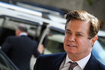 caption: Paul Manafort arrives for a hearing at U.S. District Court on June 15 in Washington, D.C.