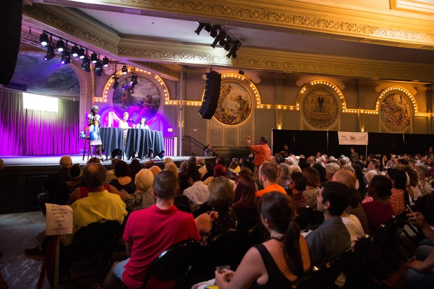caption: <p>Portland City Council candidates Jo Ann Hardesty and Loretta Smith participate in a community forum at Crystal Ballroom in Portland, Oregon, Tuesday, Aug. 14, 2018.</p>