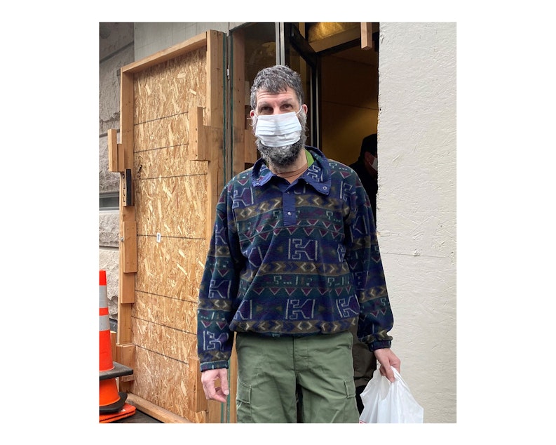 caption: Joseph Dibee was released from federal custody in Portland in January 2021. Dibee is accused of assisting in eco-sabotage attacks in the late 1990s and early 2000s.