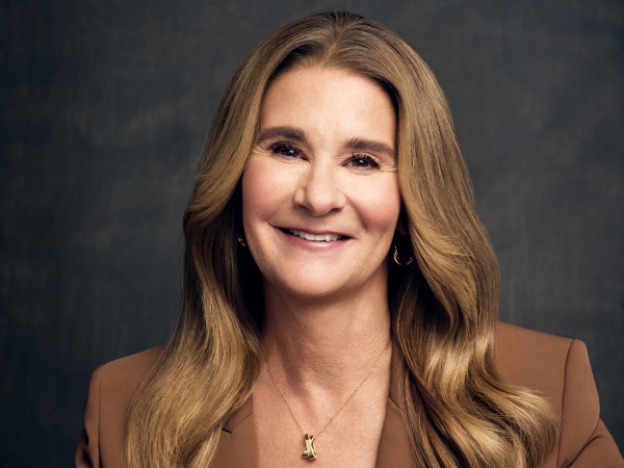 caption: "It takes philanthropy in concert with civil society and government — massive government funding — to change things ... " says Melinda French Gates. "Philanthropy cannot do it on its own."