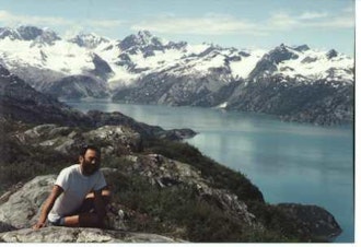 caption: Leo Egashira in Glacier Bay, Alaska
