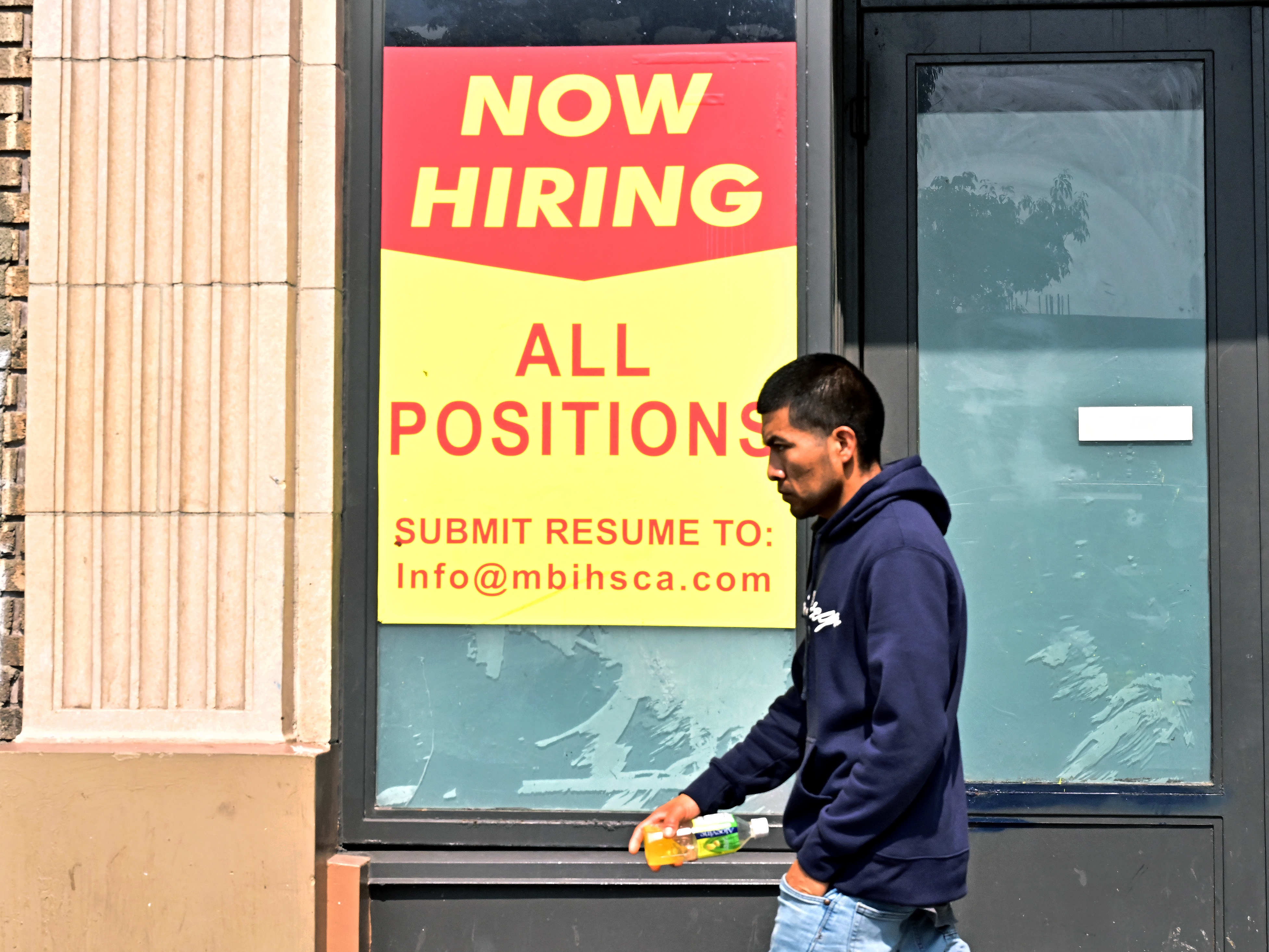 caption: Hiring slowed over the summer. A report from the Labor Department Thursday will show whether that trend continued in September.