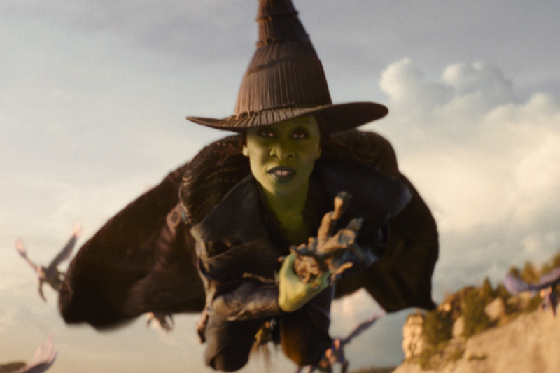 caption: Cynthia Erivo stars as Elphaba in "Wicked: For Good," the second part to the Wicked musical on film released November 2025. 