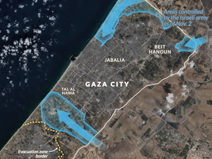 The Israeli military has encircled Gaza City after several days of ground operations