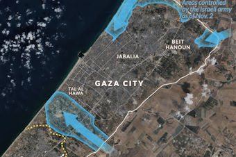The Israeli military has encircled Gaza City after several days of ground operations