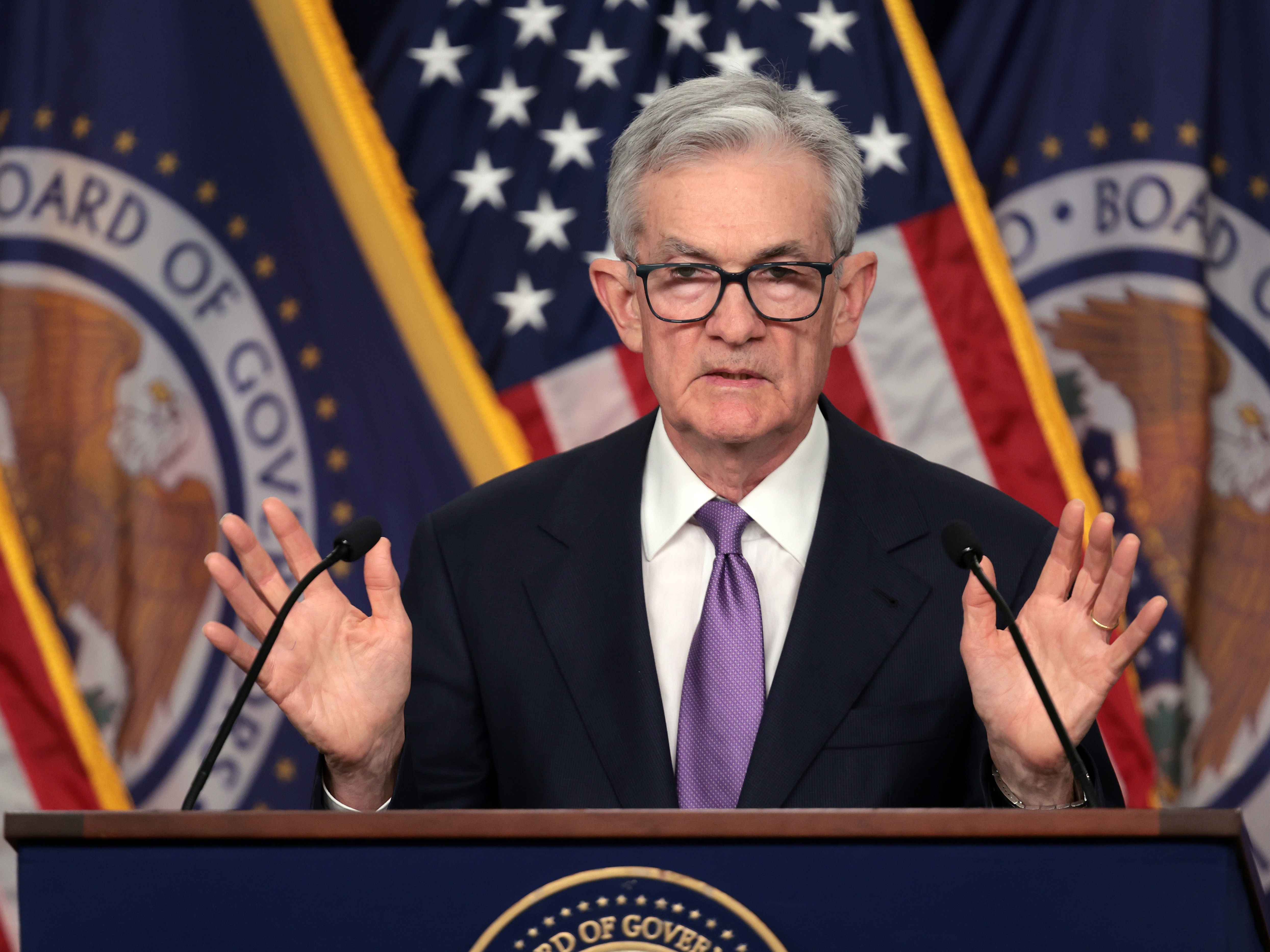 caption: The Federal Reserve began cutting interest rates Wednesday, signaling a turning point in the long-running battle against inflation.