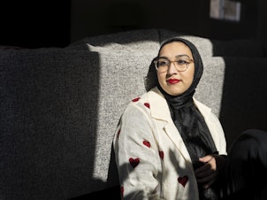 caption: Sahar Pirzada chose to have an abortion in 2018 when she learned that her fetus had Trisomy 18, a rare genetic condition that almost always ends in miscarriage or stillbirth.
