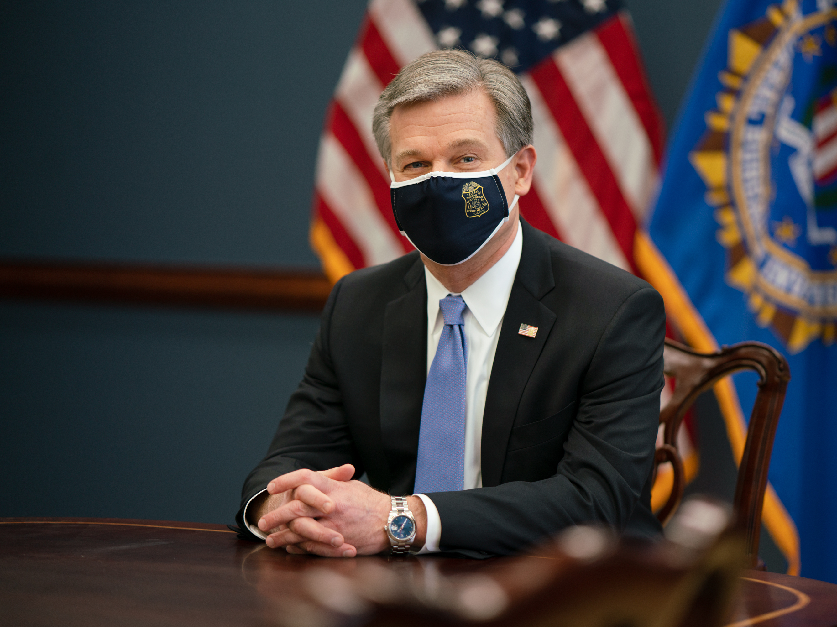 caption: FBI Director Christopher Wray spoke with NPR about its sprawling investigation into the Jan. 6 attack on the Capitol and life after the Trump administration.