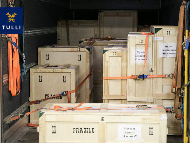 caption: A shipment of valuable art was seized at Finland's border with Russia, with customs officials citing sanctions stemming from the war in Ukraine.