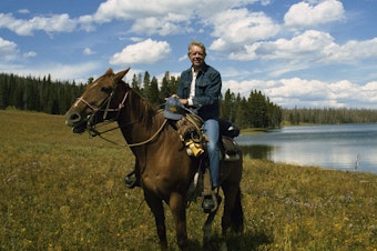 caption: <em>Carterland </em>is a reappraisal of Jimmy Carter's presidency. He's pictured above at Grand Teton National Park.