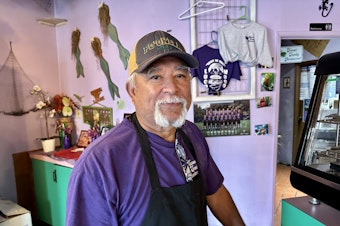 caption: Peter Buza, owner of Seattle's Kauai Family Restaurant, photographed on Aug. 10, 2023.