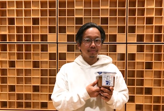 caption: Tomo and his favorite miso.