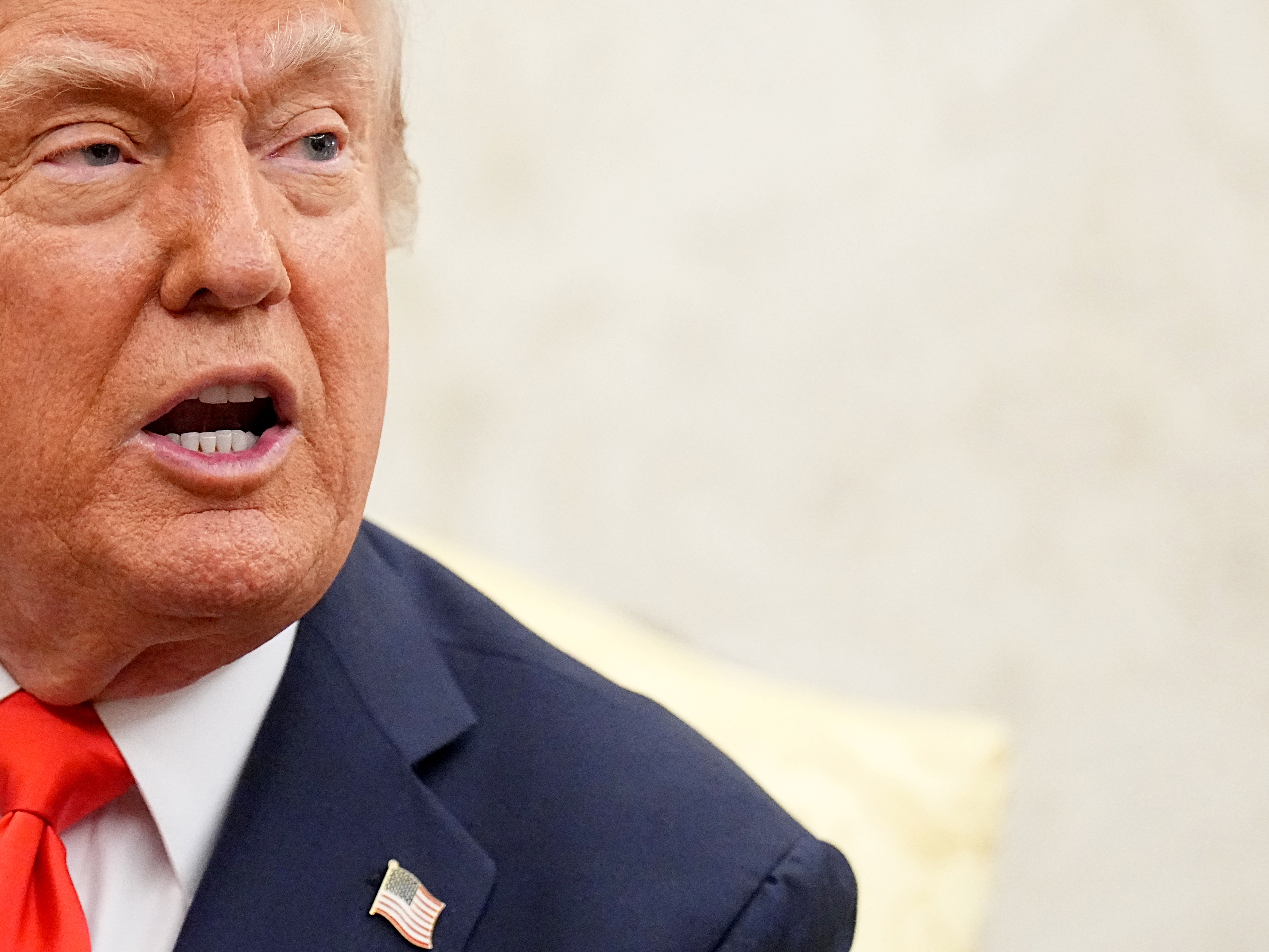 caption: President Trump meets in the Oval Office on June 5.