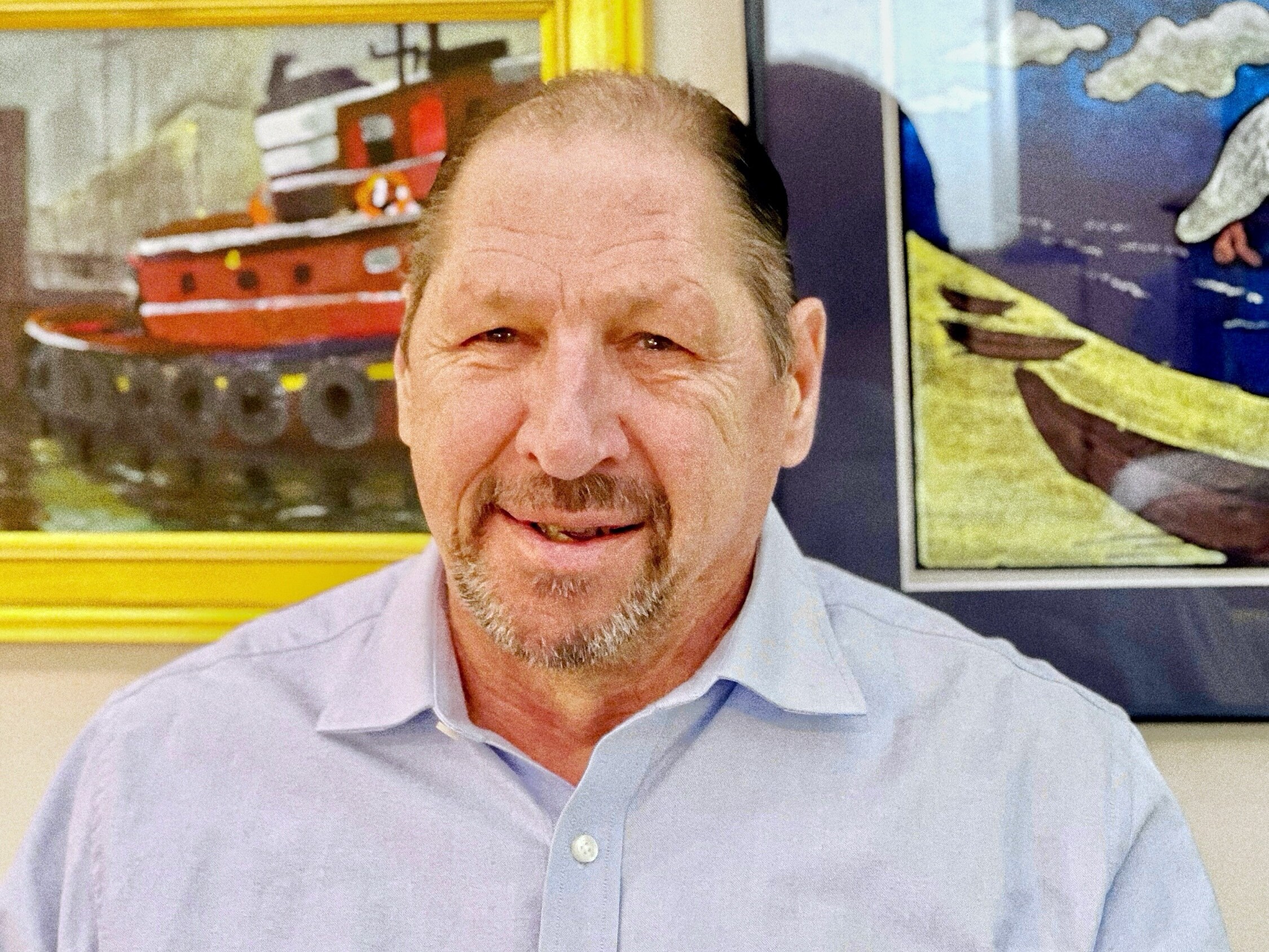 caption: After Brian Perkins refused a stranger's help, her actions changed his life forever.