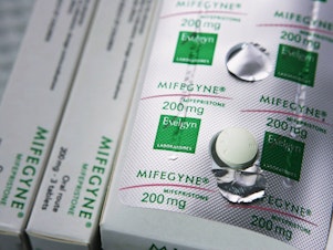 caption: The abortion drug mifepristone was approved by the FDA more than 20 years ago. The FDA recently relaxed some of the rules for dispensing the drug. Now, some legislatures are trying to restrict access.