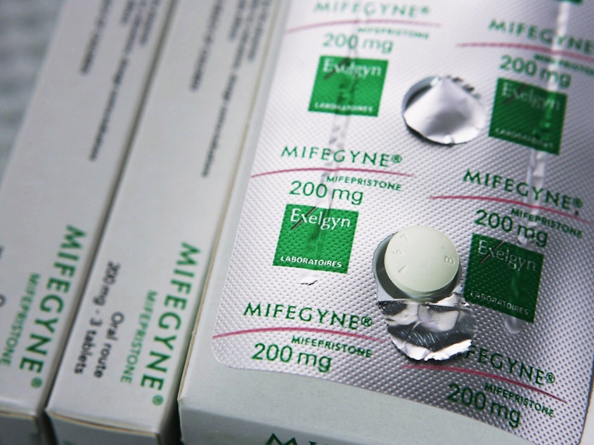 caption: The abortion drug mifepristone was approved by the FDA more than 20 years ago. The FDA recently relaxed some of the rules for dispensing the drug. Now, some legislatures are trying to restrict access.
