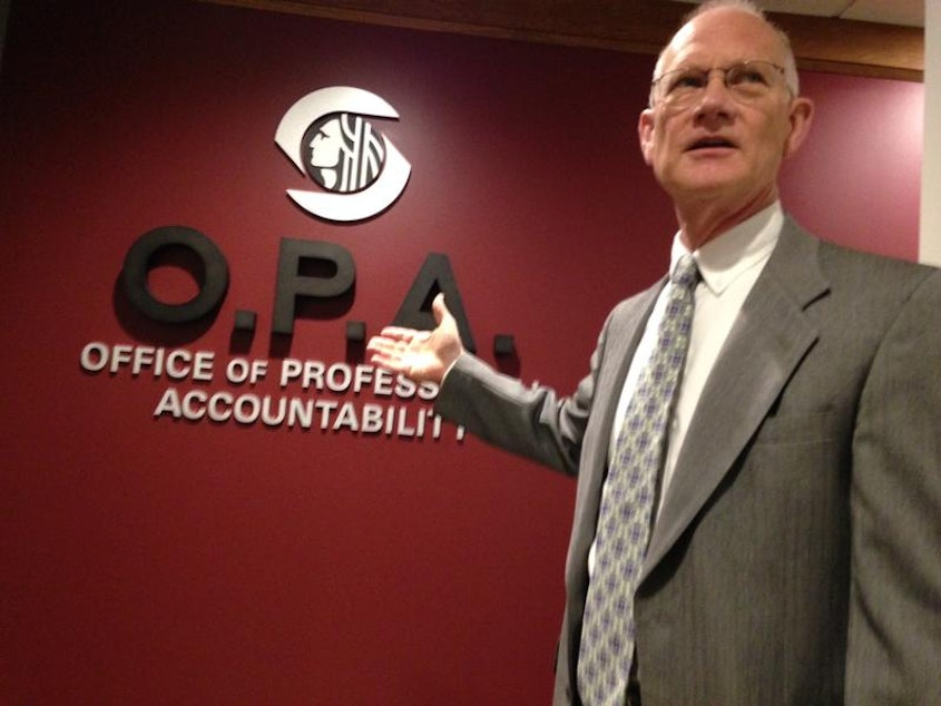 caption: OPA Director Pierce Murphy moved his offices out of SPD last year to make them more accessible for the public.