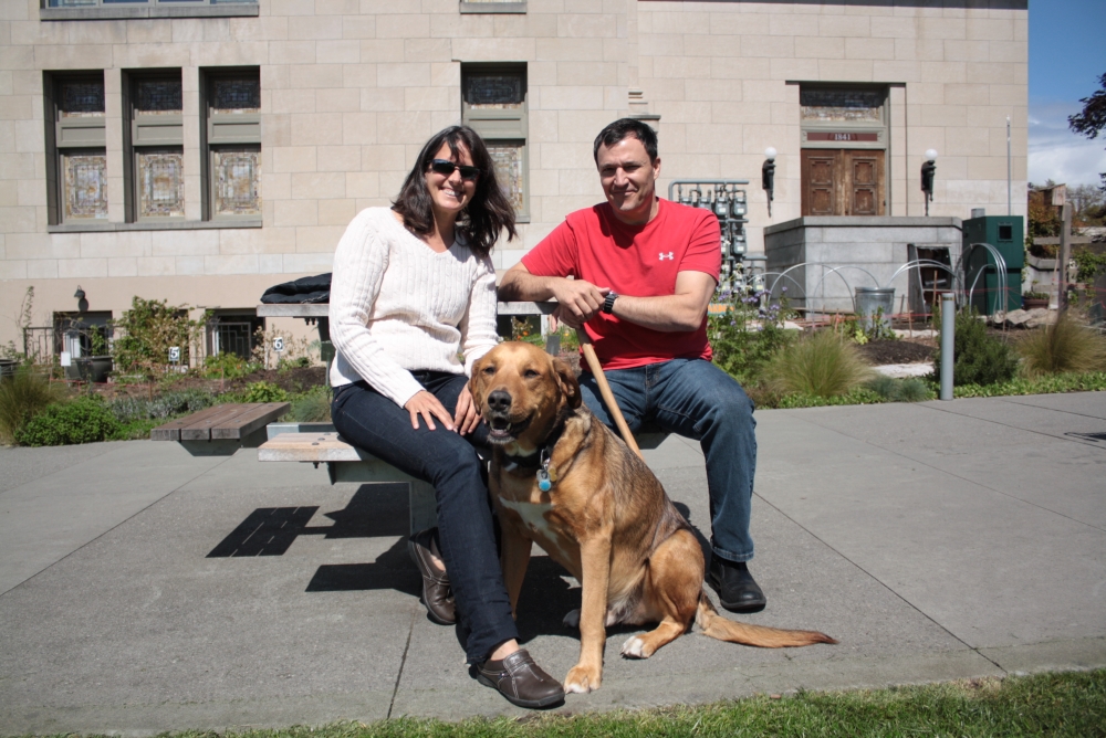 caption: Here on Capitol Hill, Vicki Lopez says you always have to arrive 30 minutes before a dinner party starts to allow time for parking. Her friend, Koll Carlsteen, half-jokingly suggests the shortage of parking is a racket - designed to earn the city more mon