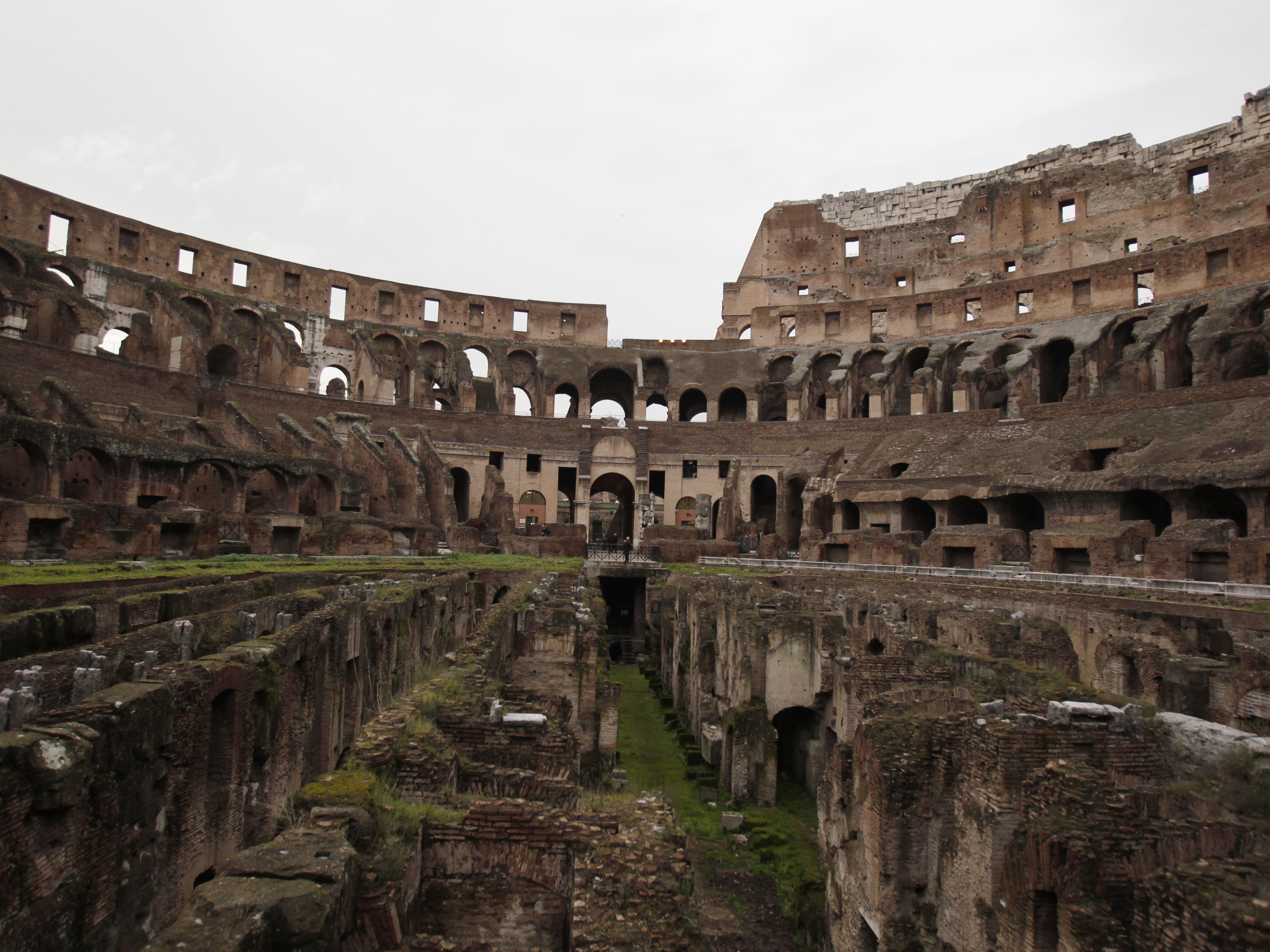 caption: A general view of Rome's Colosseum.
