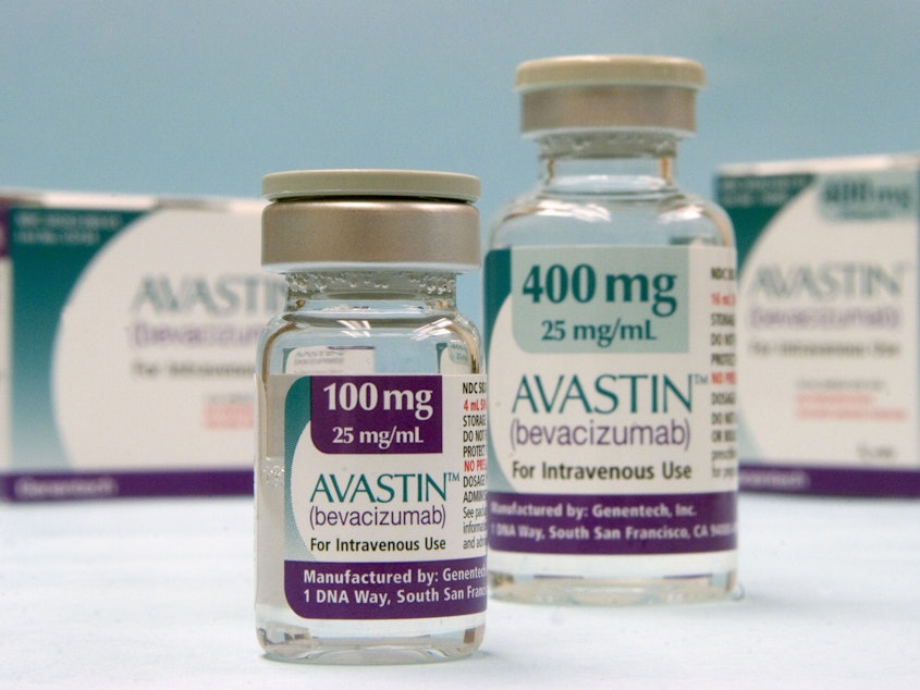 caption: Avastin got an accelerated Food and Drug Administration approval for treatment of glioblastoma, but additional research found the drug didn't extend patients lives.