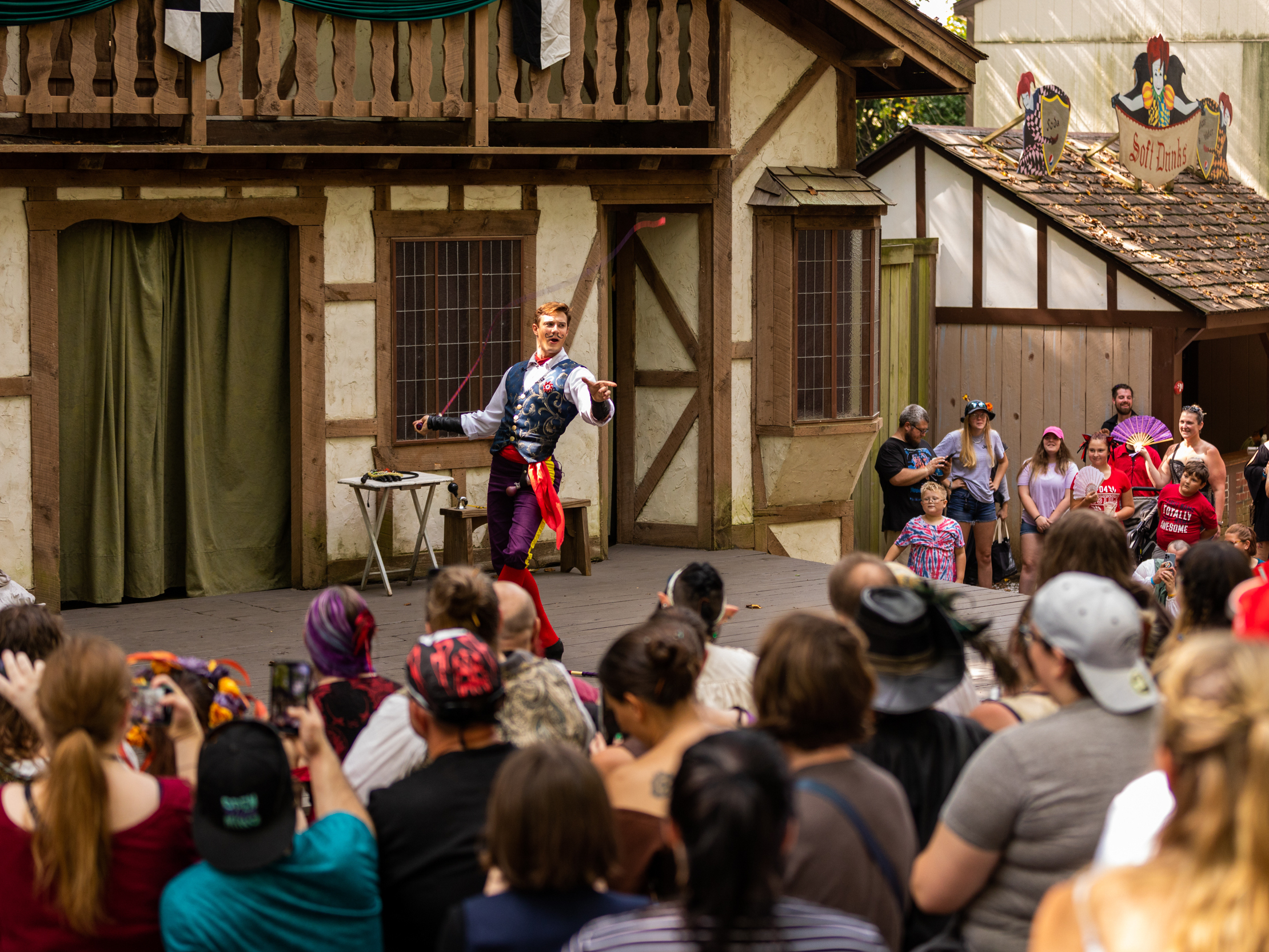 caption: Jack performing at the Maryland Renaissance Festival.