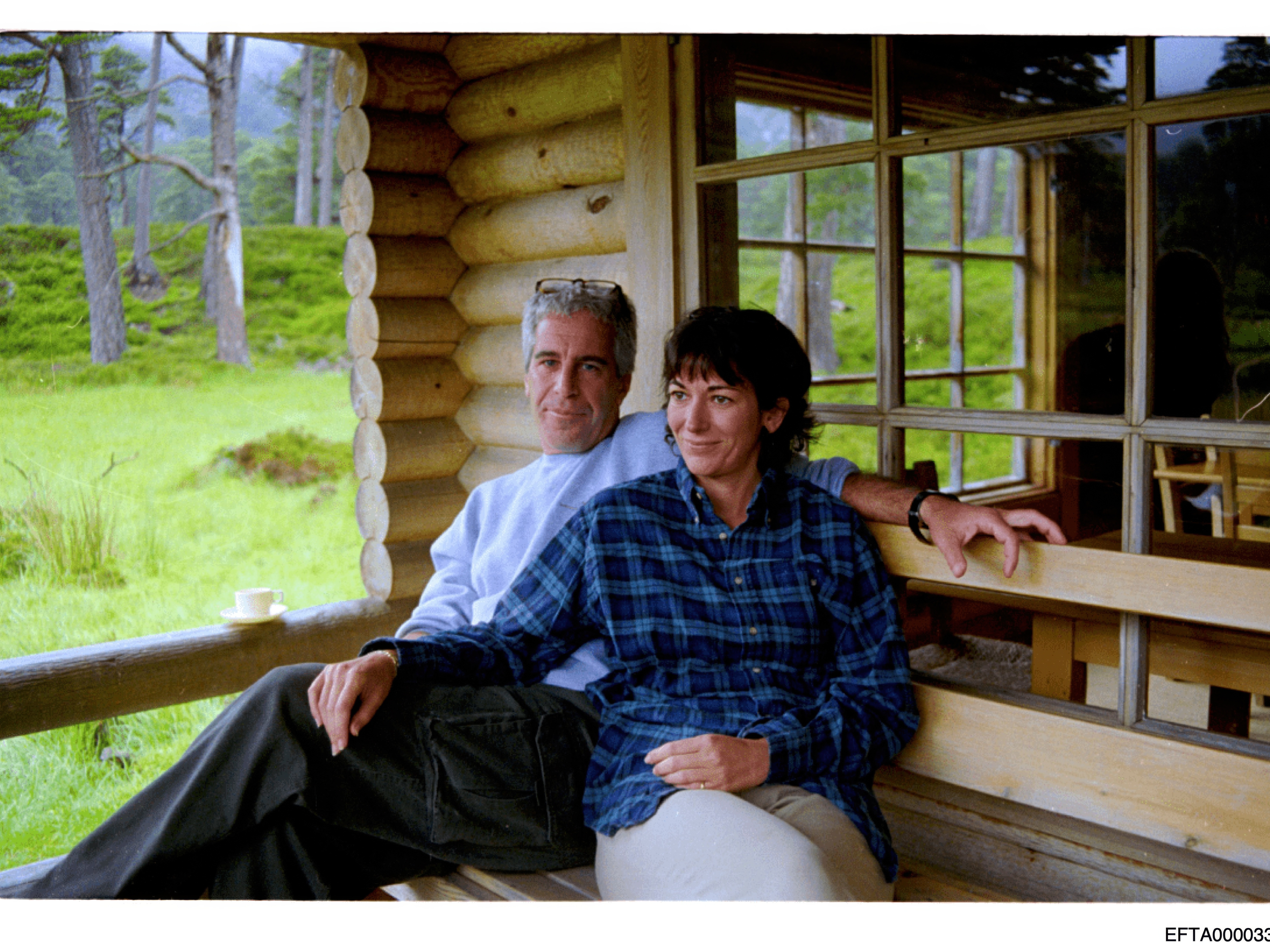 caption: This undated photo released by the U.S. Department of Justice shows Jeffrey Epstein and Ghislaine Maxwell.