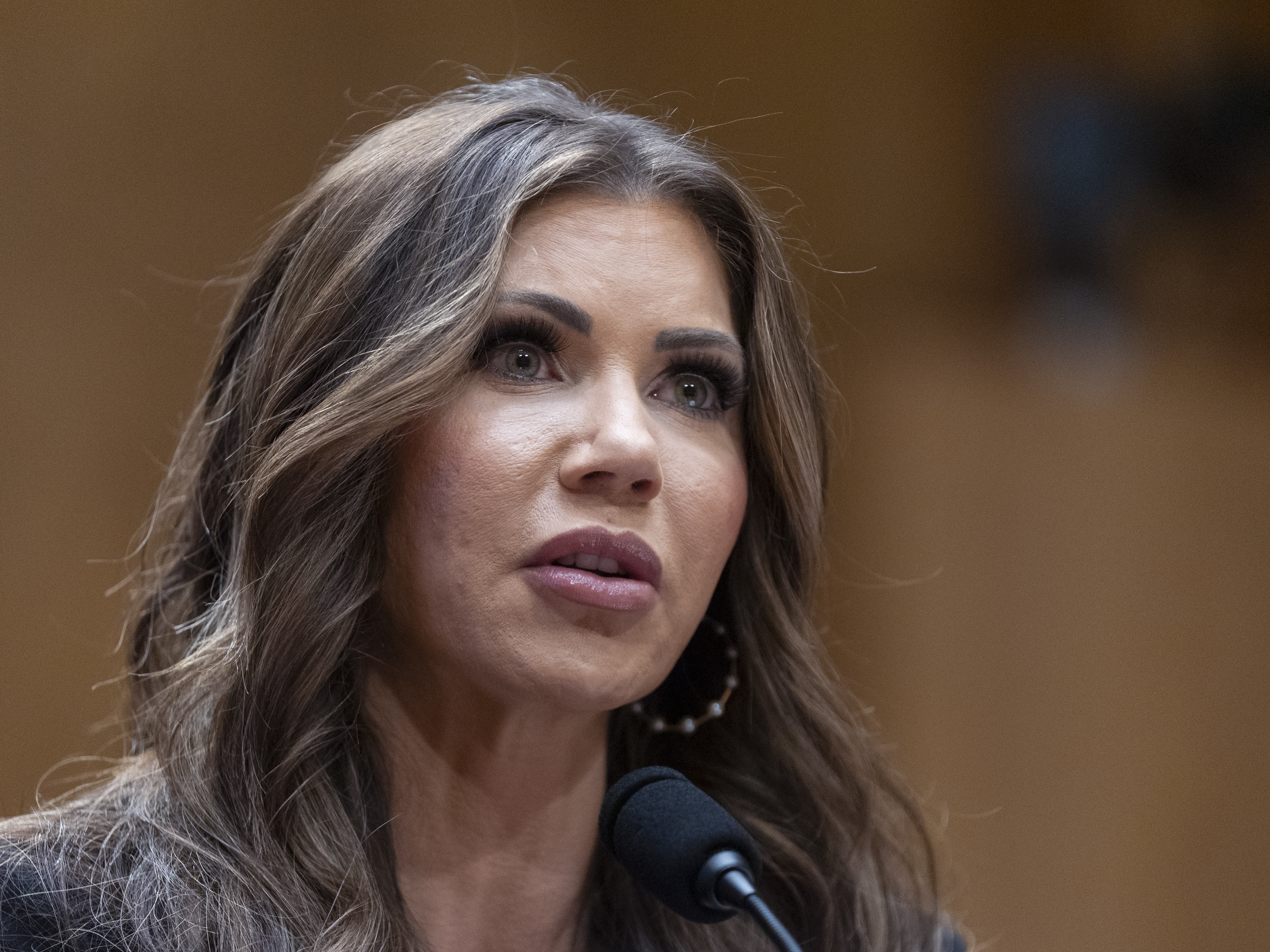 caption: Homeland Security Secretary Kristi Noem testifies before a Senate Committee on Homeland Security and Governmental Affairs hearing on Capitol Hill, Tuesday, May 20, 2025, in Washington.