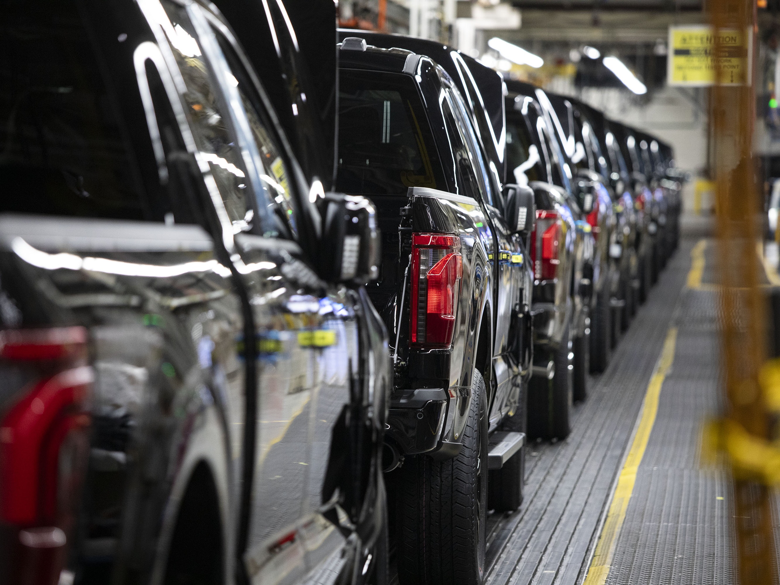 caption: President Trump has given automakers a temporary break from the 25% tariffs he imposed this week on imports from Mexico and Canada.
