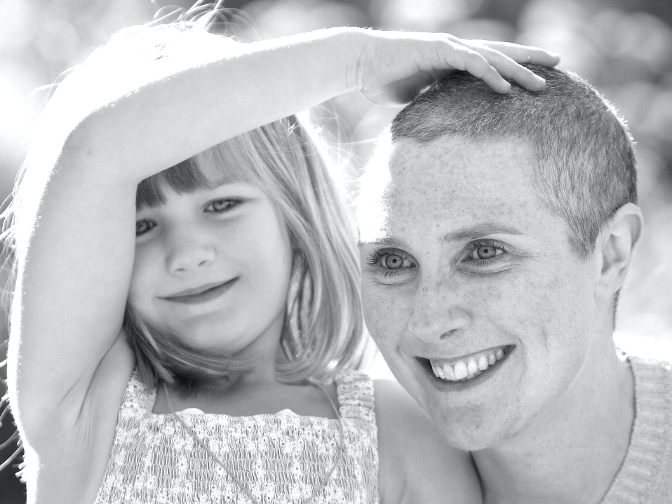 caption: Laura Holmes Haddad lost her hair when she was undergoing chemo. She said she was self-conscious until an X-ray tech offered a new perspective on baldness.