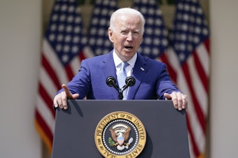 caption: As a presidential candidate, Joe Biden said he opposed expanding the Supreme Court.