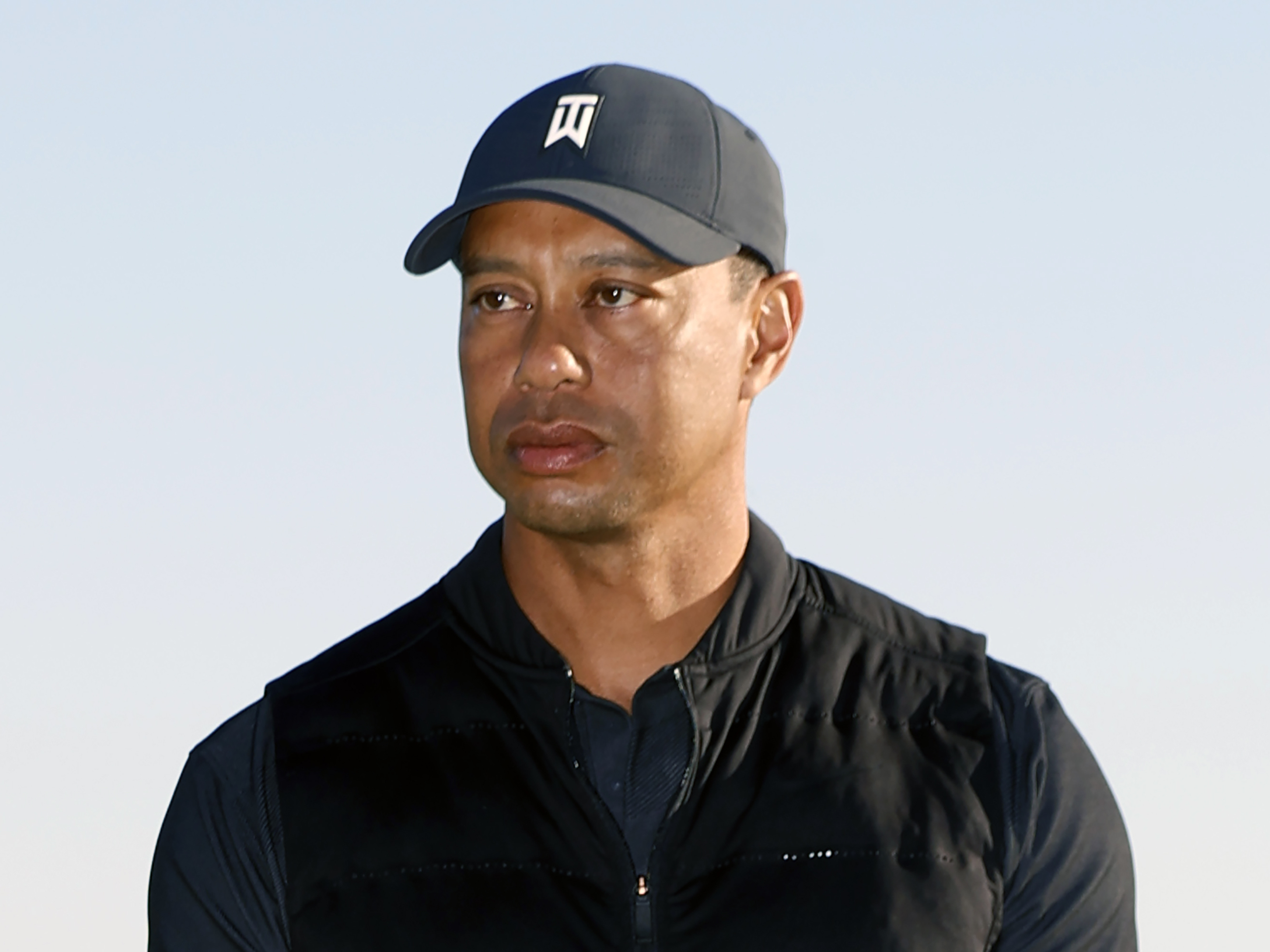 caption: Tiger Woods, pictured at the Genesis Invitational golf tournament in Pacific Palisades, Calif., just two days before the accident on Feb. 23. The golfer was injured in a vehicle rollover in Los Angeles County and had to be extricated from the vehicle.