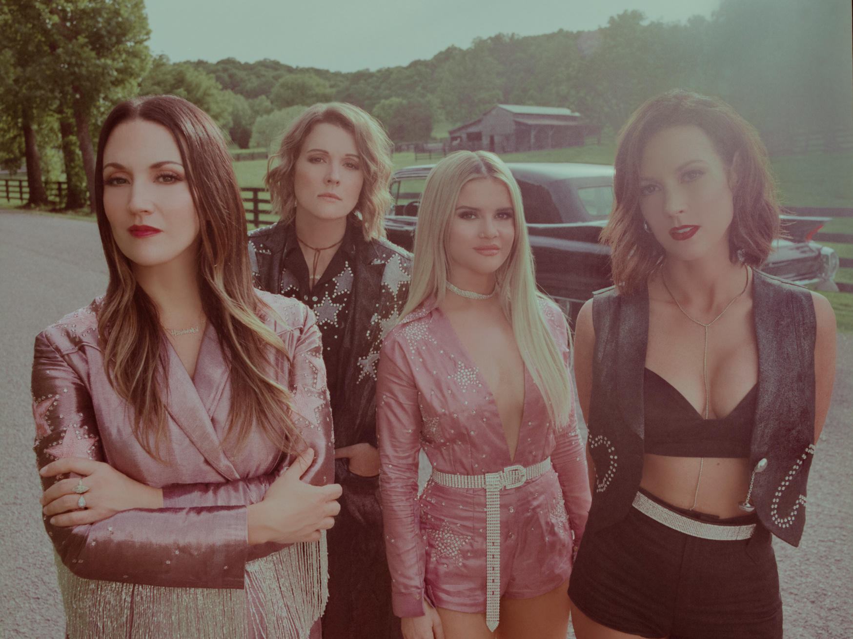 caption: The Highwomen, left to right: Natalie Hemby, Brandi Carlile, Maren Morris and Amanda Shires.