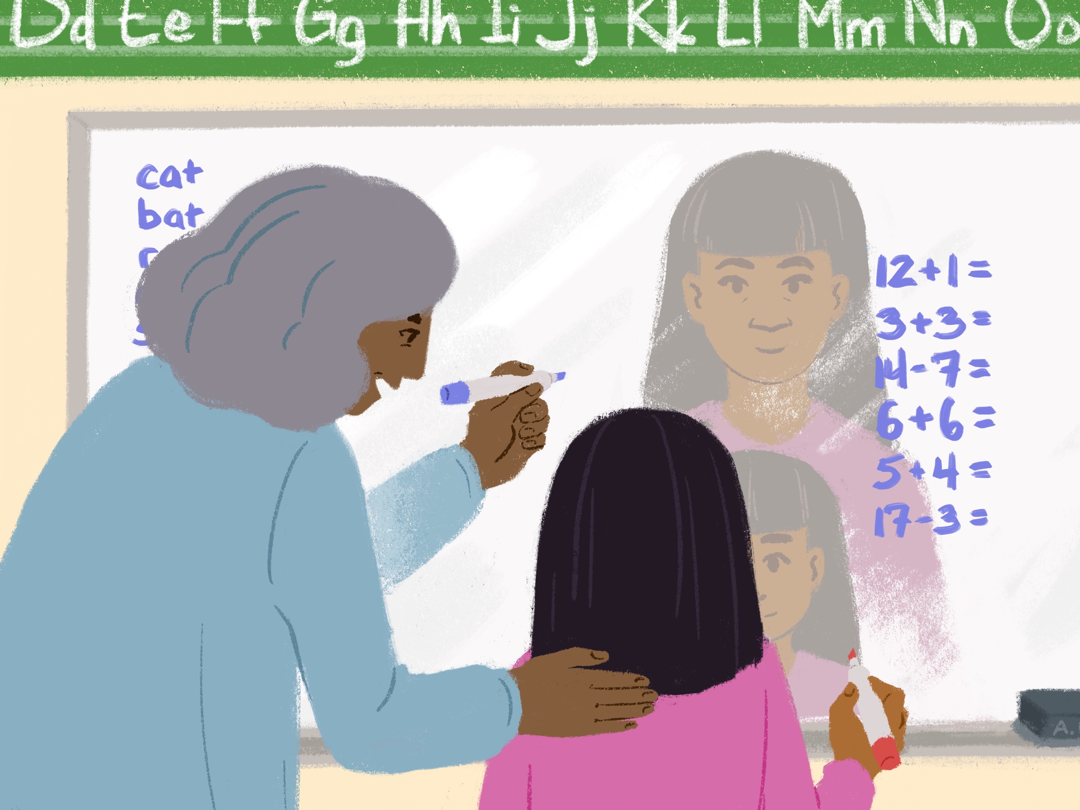 caption: New research suggests that early investments in children's education can have benefits that last for more than one generation.