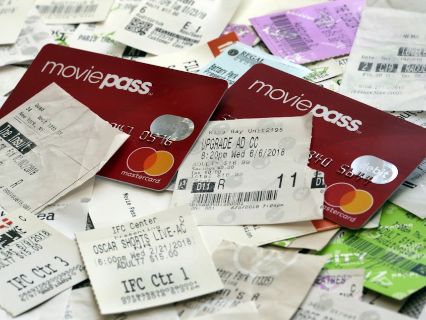 caption: For a fleeting moment in time, MoviePass subscribers could see a movie a day for just $9.95 a month.