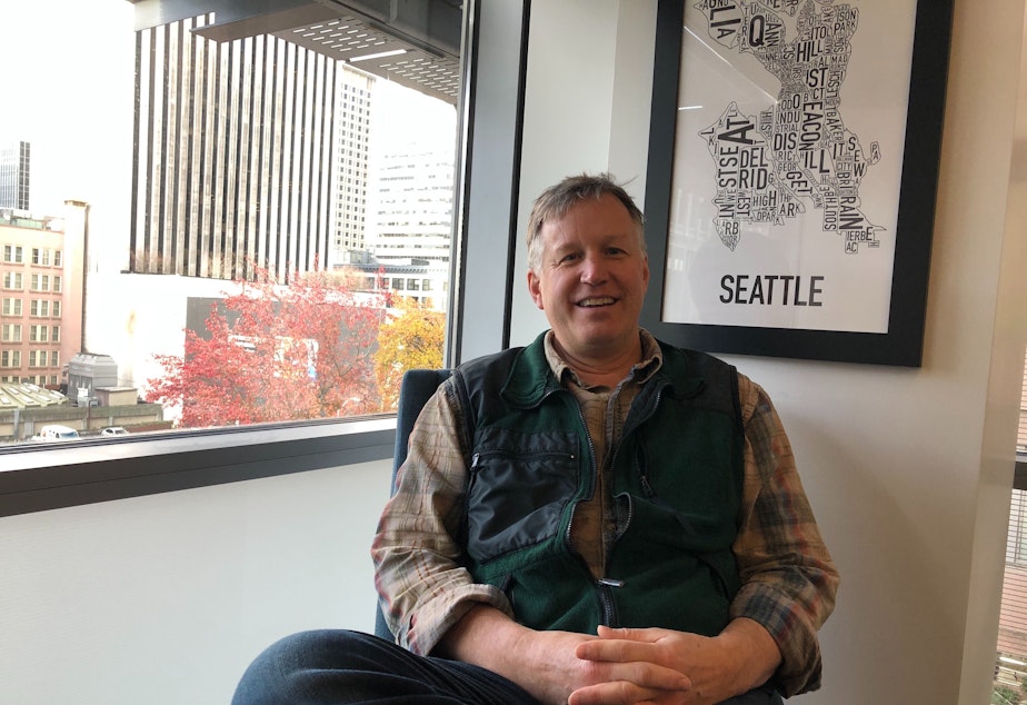 caption: Departing Seattle Councilmember Mike O'Brien says he has no future plans, but is interested in working on climate or homelessness issues.
