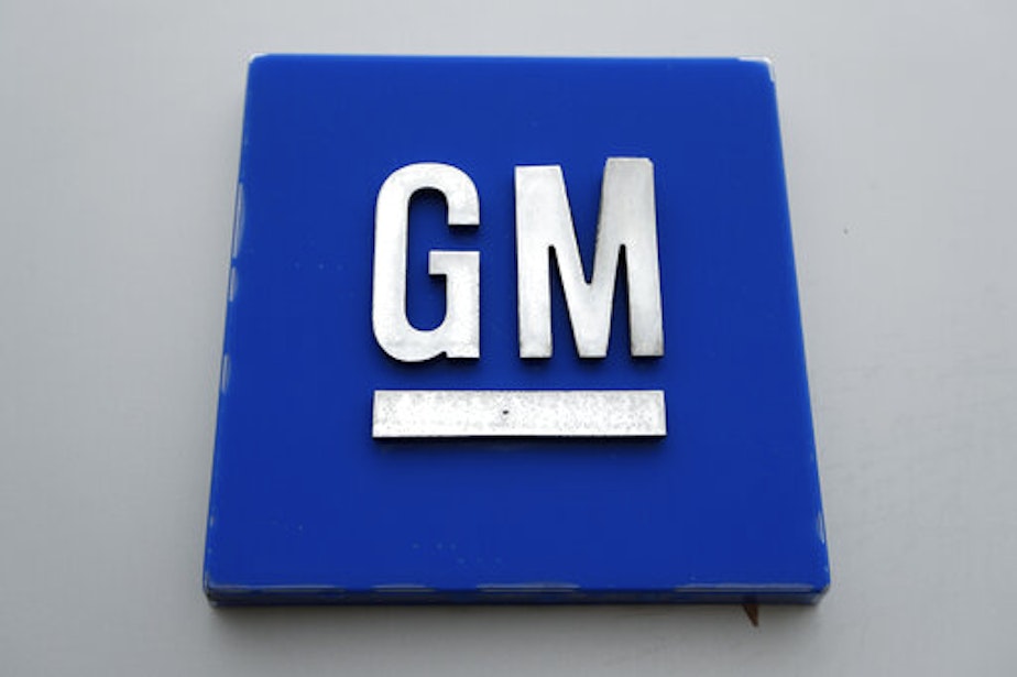 caption: General Motors. 