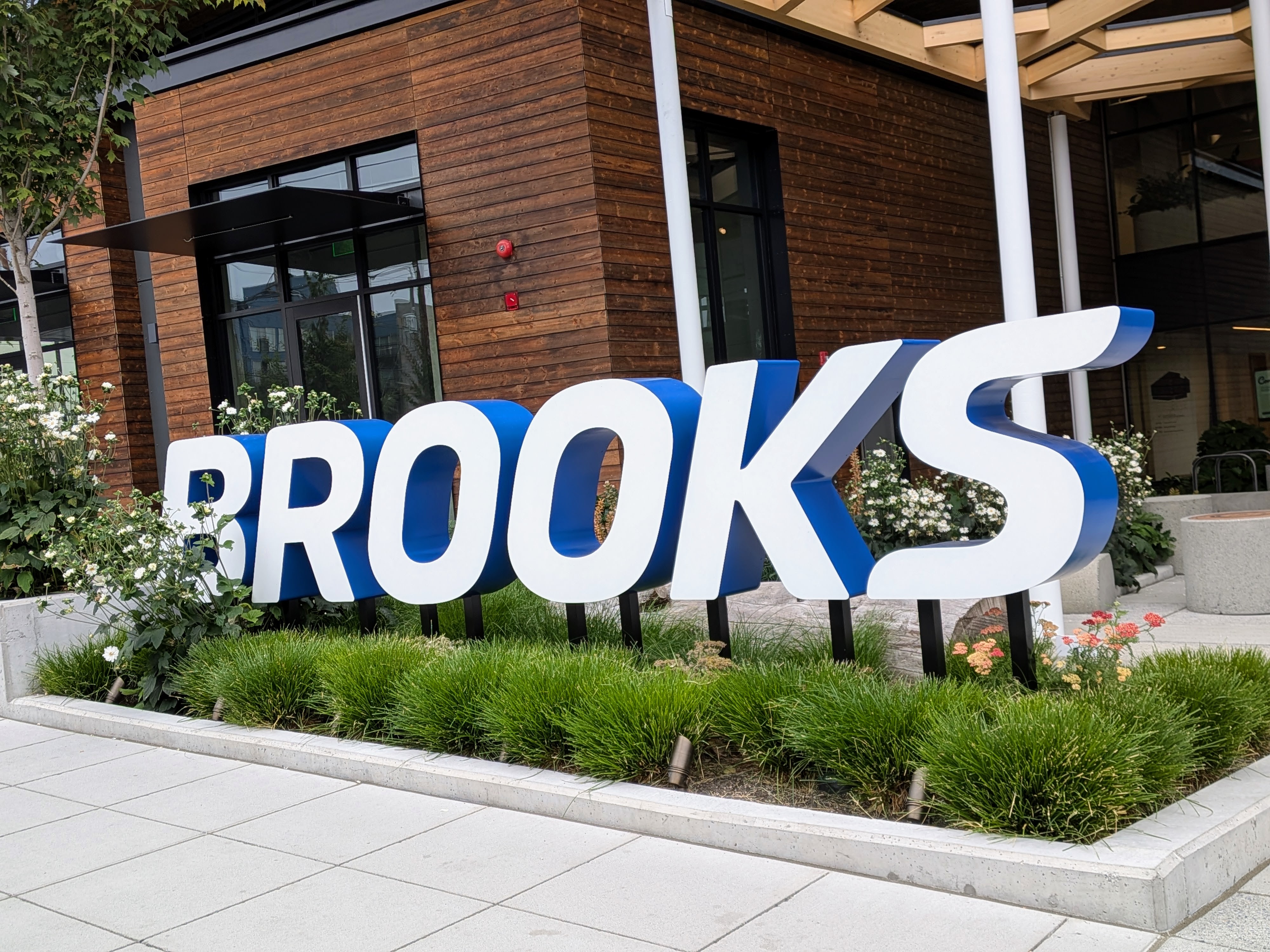 caption: Brooks' headquarters in Seattle. 