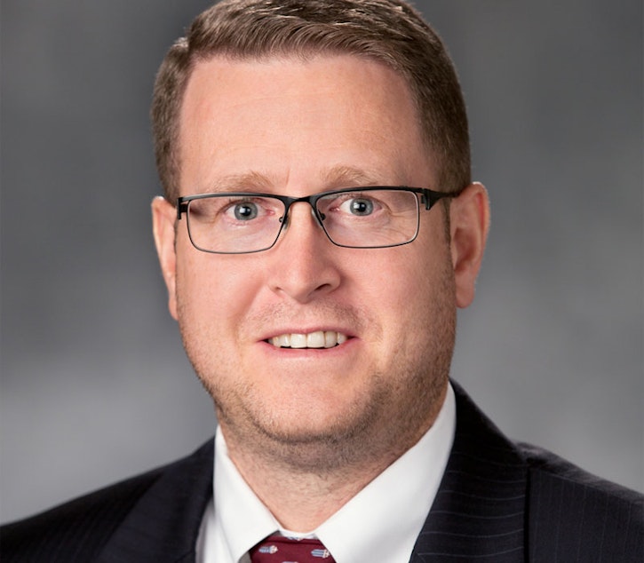 caption: At a pro-gun rally on Saturday, Washington state Rep. Matt Shea called some in the media 'dirty, godless, hateful people'