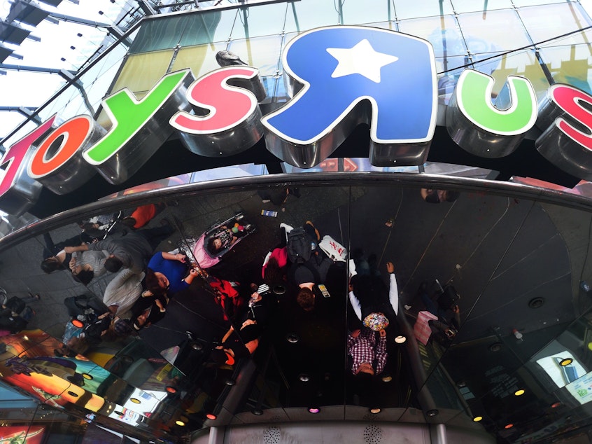 caption: Toys R Us is planning a brick-and-mortar comeback in partnership with Macy's stores across the country. The storied toy retailer closed all its stores in 2018 after being saddled by financial troubles.