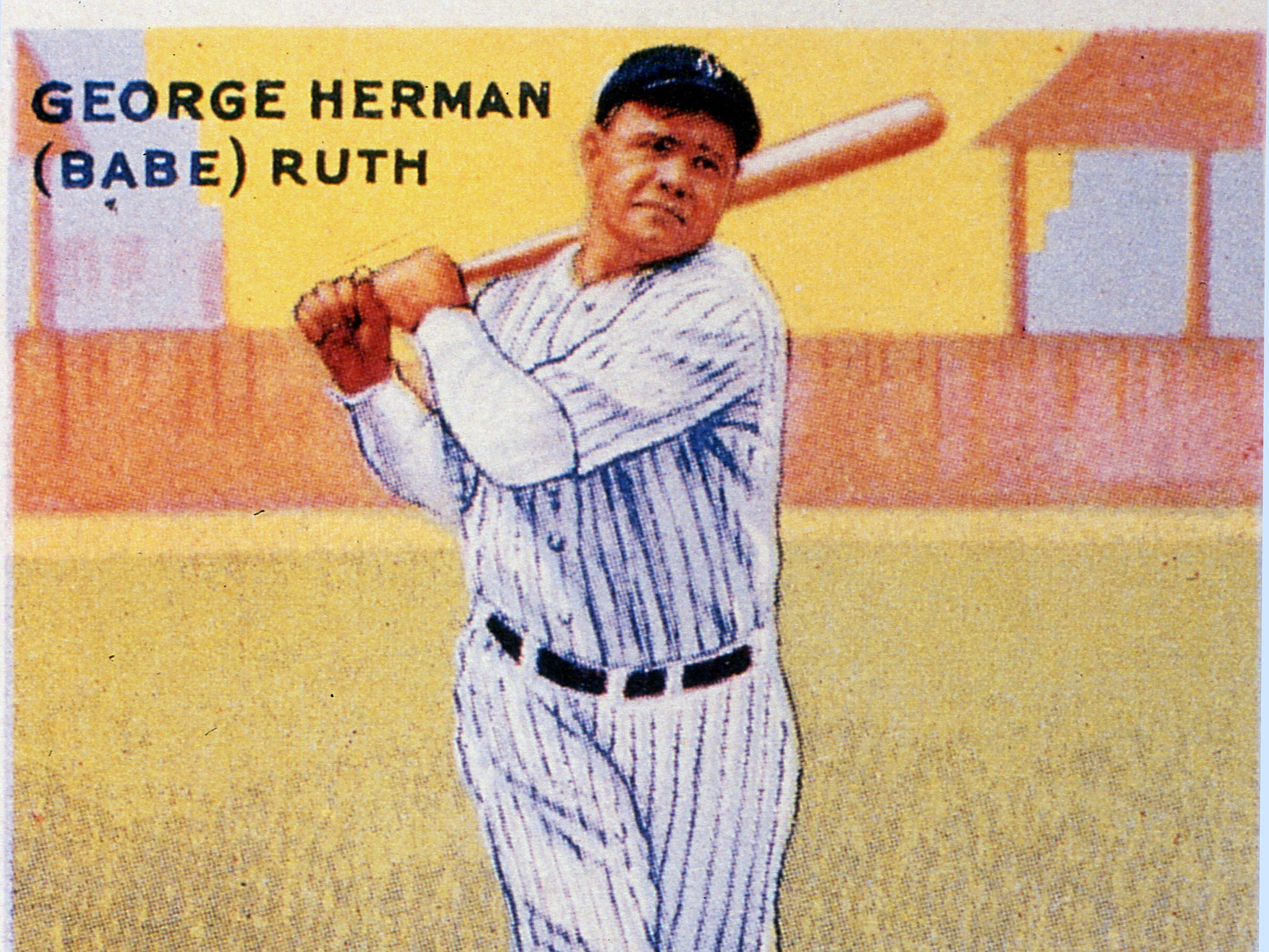 caption: In addition to the rare 1933 Babe Ruth card, Memory Lane Inc. says the sale will feature more than 1,000 items including "some of the finest known examples of other Hall of Fame players including Ty Cobb, Lou Gehrig, Honus Wagner, Ted Williams and Cy Young, as well as World Series program books dating back to 1903."