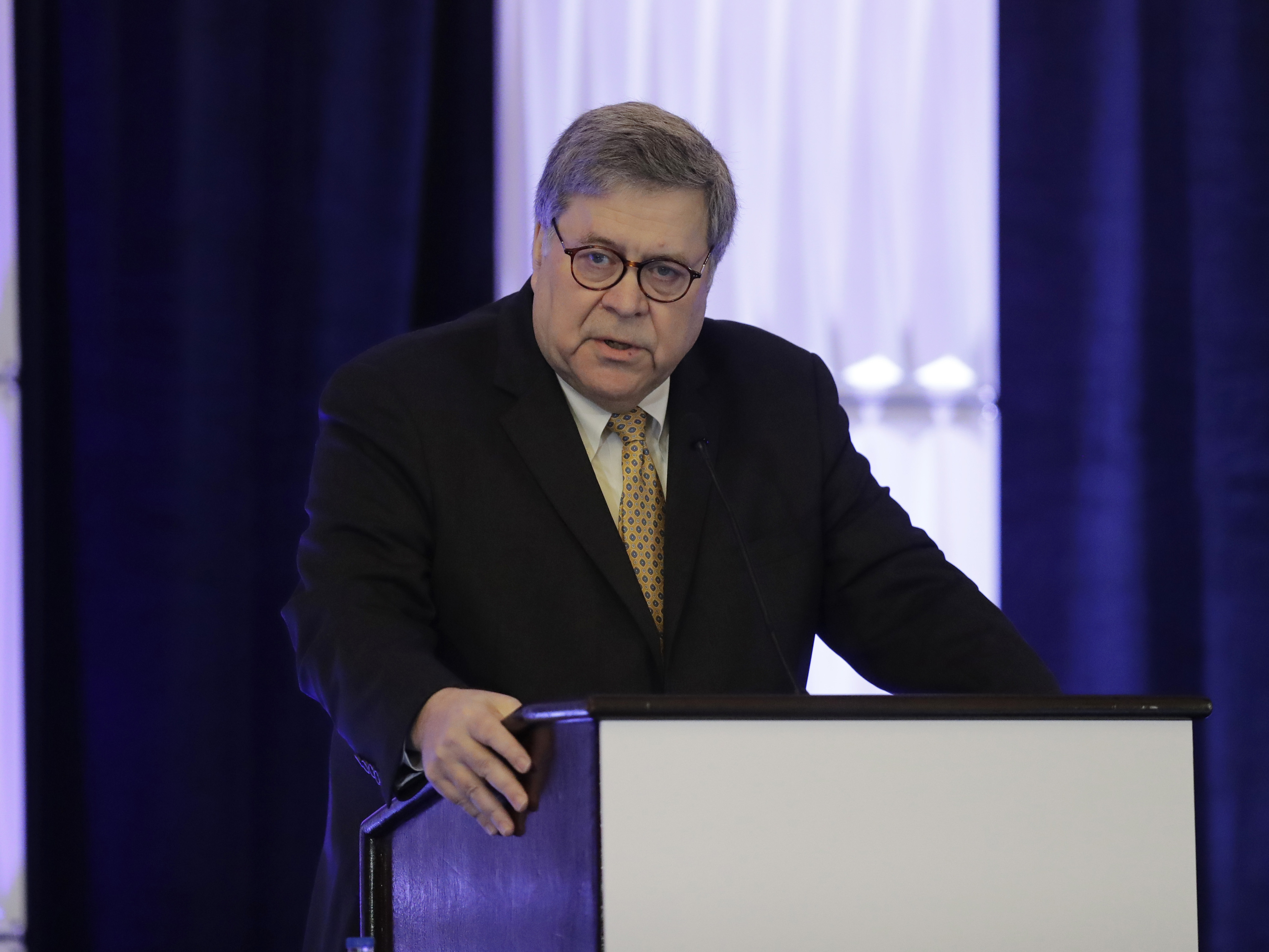 caption: The Justice Department, led by Attorney General William Barr, said Friday that it is formally amending regulations and pushing forward with a plan to collect DNA from immigration detainees.