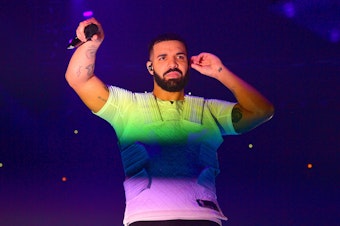 caption: Drake's latest No. 1 single, "Toosie Slide" shot up the charts thanks in large part to TikTok users.