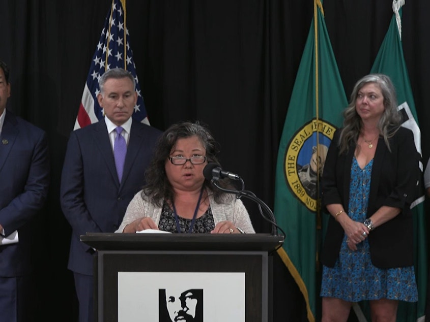 caption: Kelli Nomura, director of King County's Behavioral Health & Recovery division, said "recovery is real," but the county's  resources are at a "breaking point."