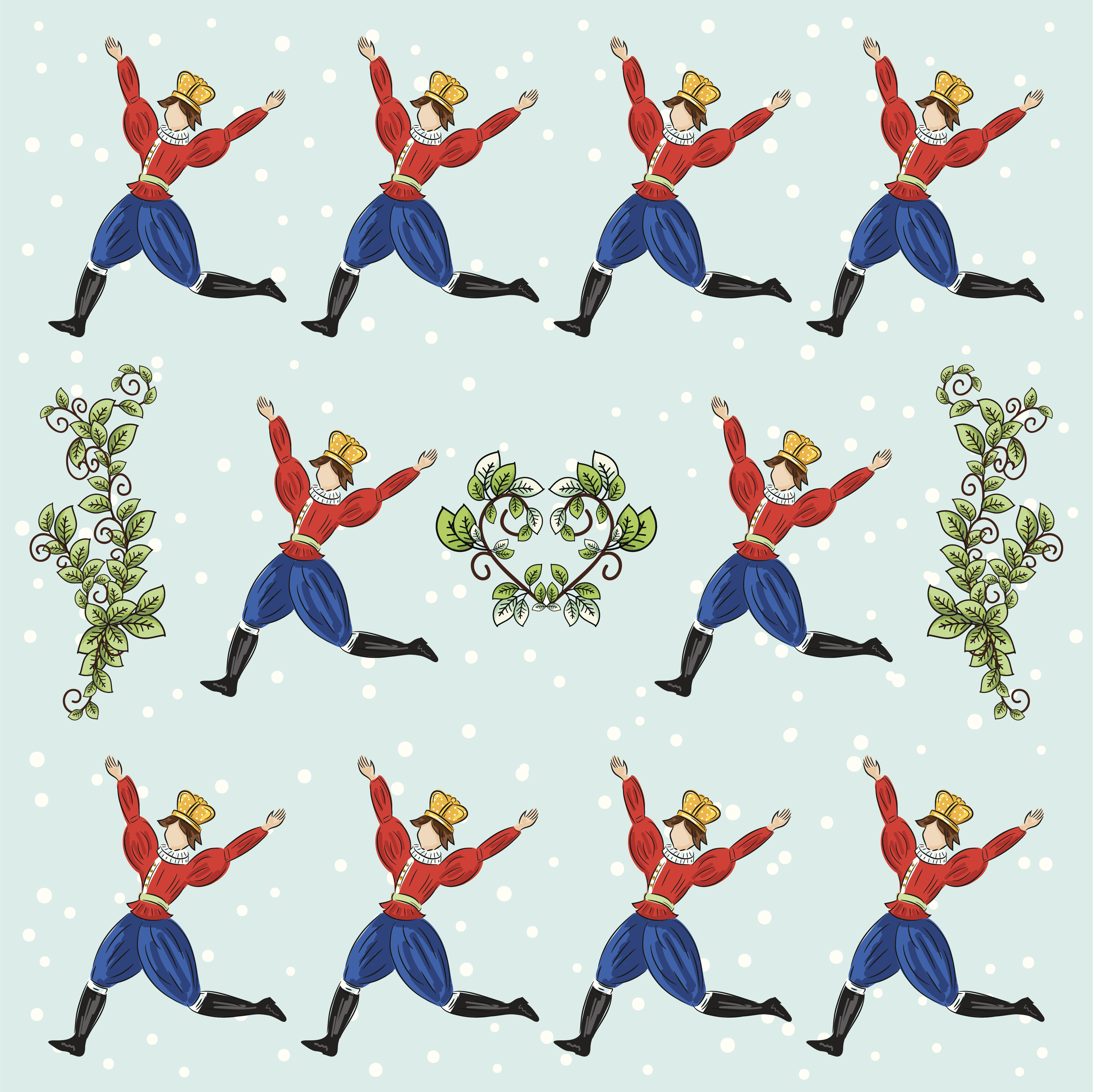 caption: Lords-a-Leaping and other service providers helped drive the Christmas Price Index higher this year. The Lords' price (supplied by the Philadelphia Ballet) leapt 24%.