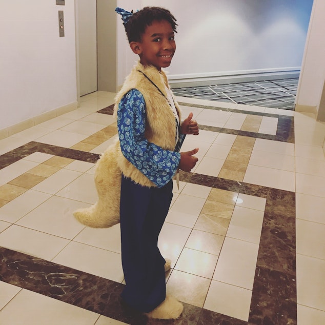 caption: Jennifer Greene’s son, Niavrien, cosplaying as Shippo from "InuYasha" at Blerdcon.