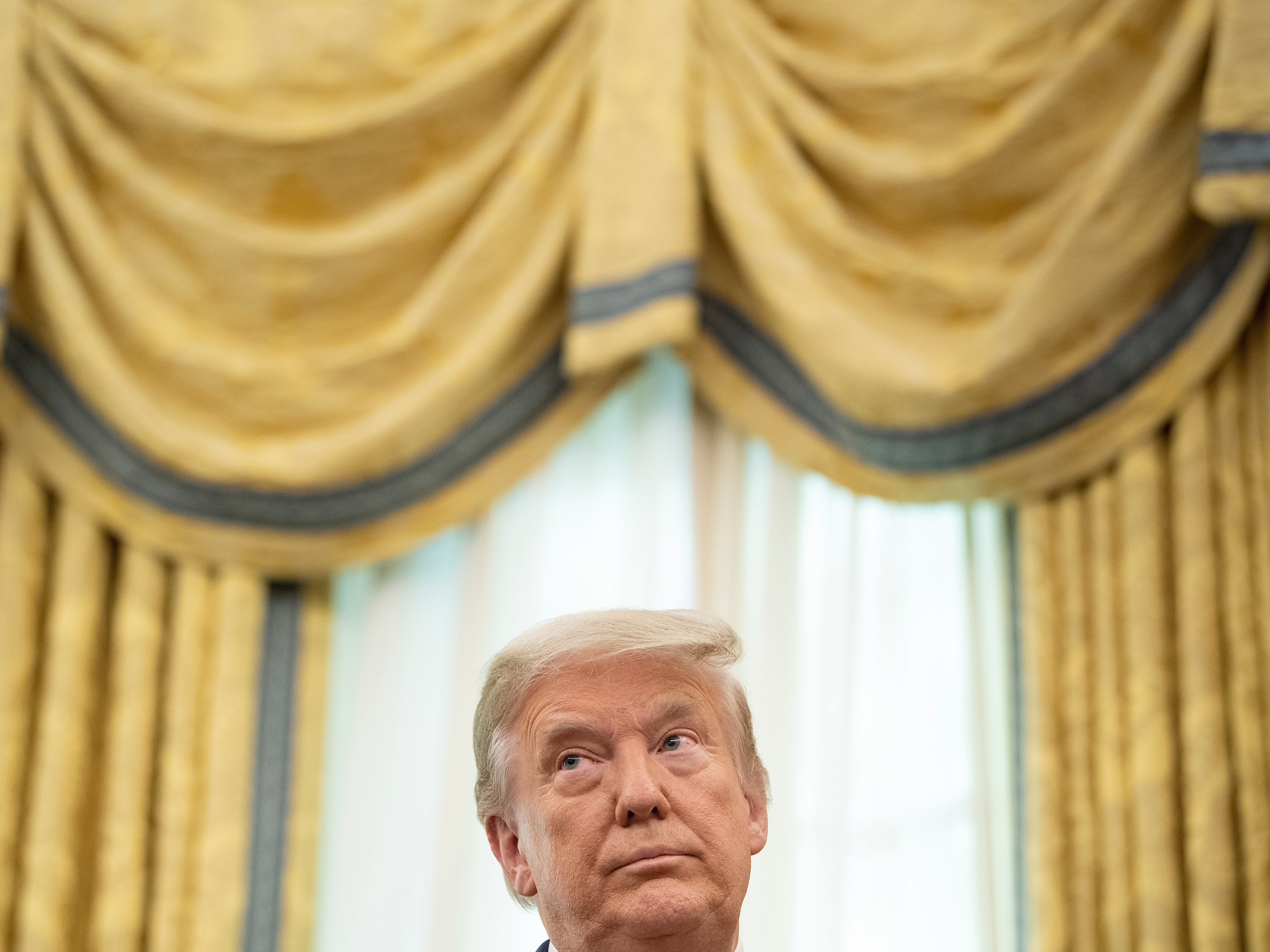 caption: President Trump and the Republican National Committee have seen fundraising soar since the election.