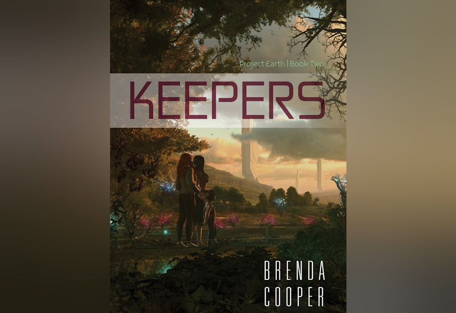 caption: Brenda Cooper's latest sci-fi novel 'Keepers' follows two sisters trying to save the Northwest wilderness after ecological disasters destroy much of the land.