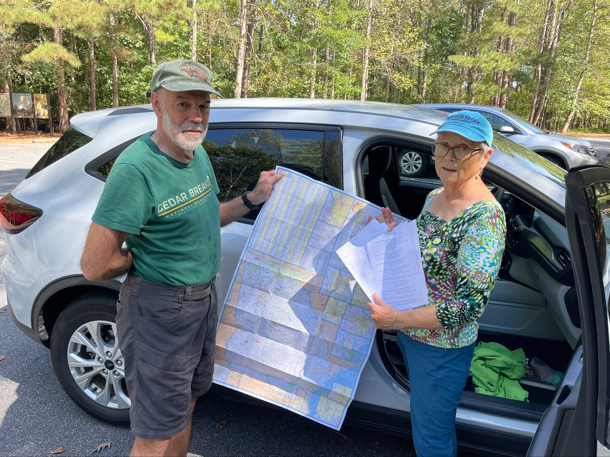 caption: <em>Stephen and Amantha Moore were just beginning a national parks road trip when the government shut down.</em>