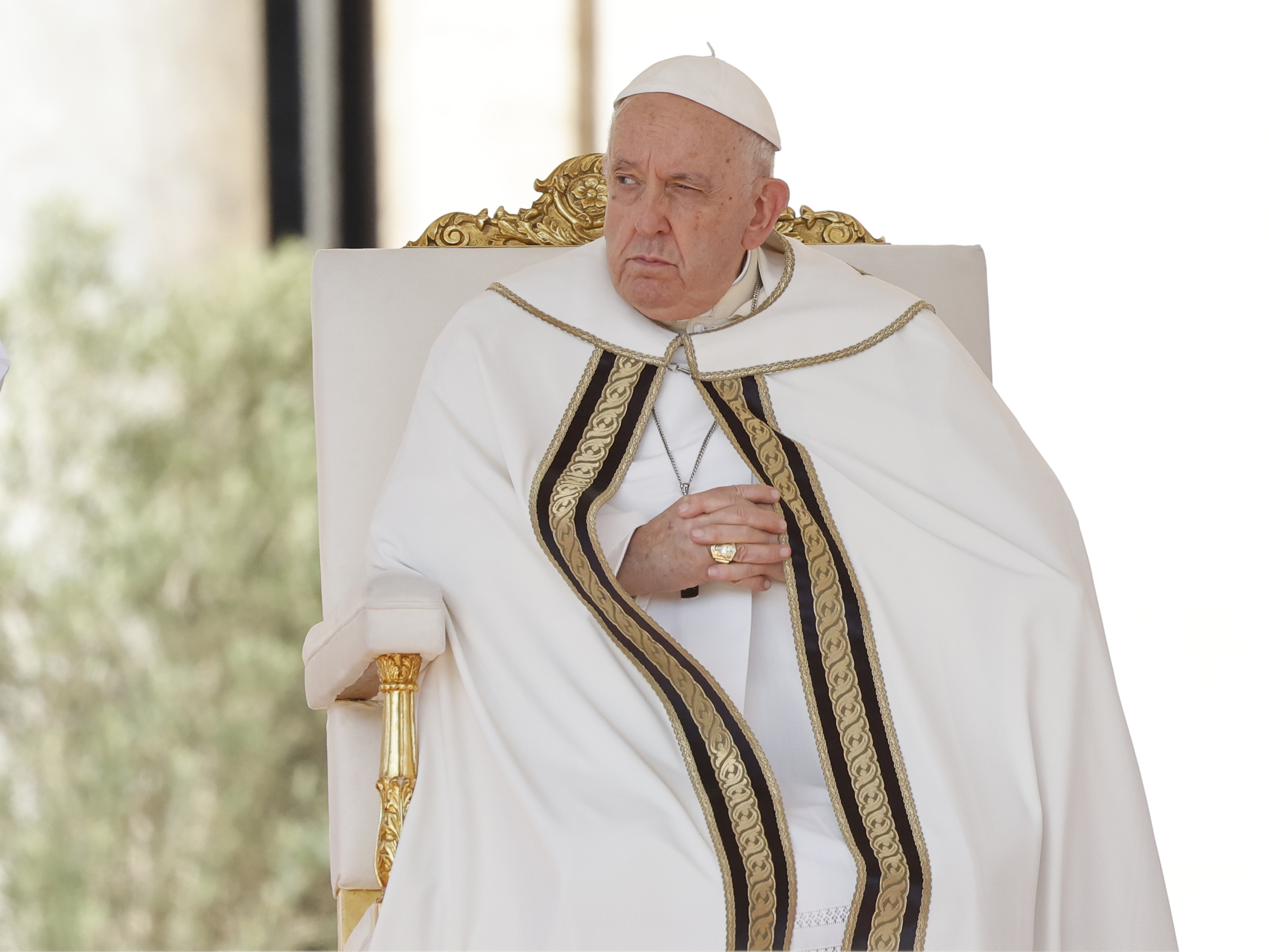 caption: The Synod on Synodality gathering at the Vatican could be defining for Pope Francis. Key agenda items include women's role in the church and welcoming divorced Catholics and LGBTQ+ Catholics.