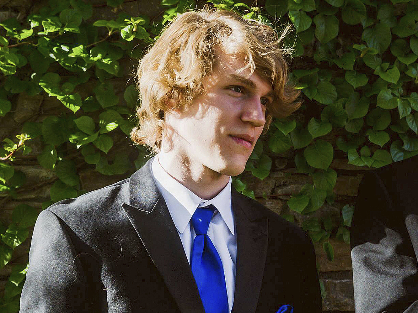 caption: Riley Howell, here in an undated photo, was killed after he tackled a gunman shooting people in a classroom at the University of North Carolina's Charlotte campus. Police say Howell's actions likely saved the lives of other students.
